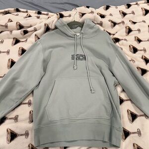 Helmut Lang Light Gray/Blueish Hoodie